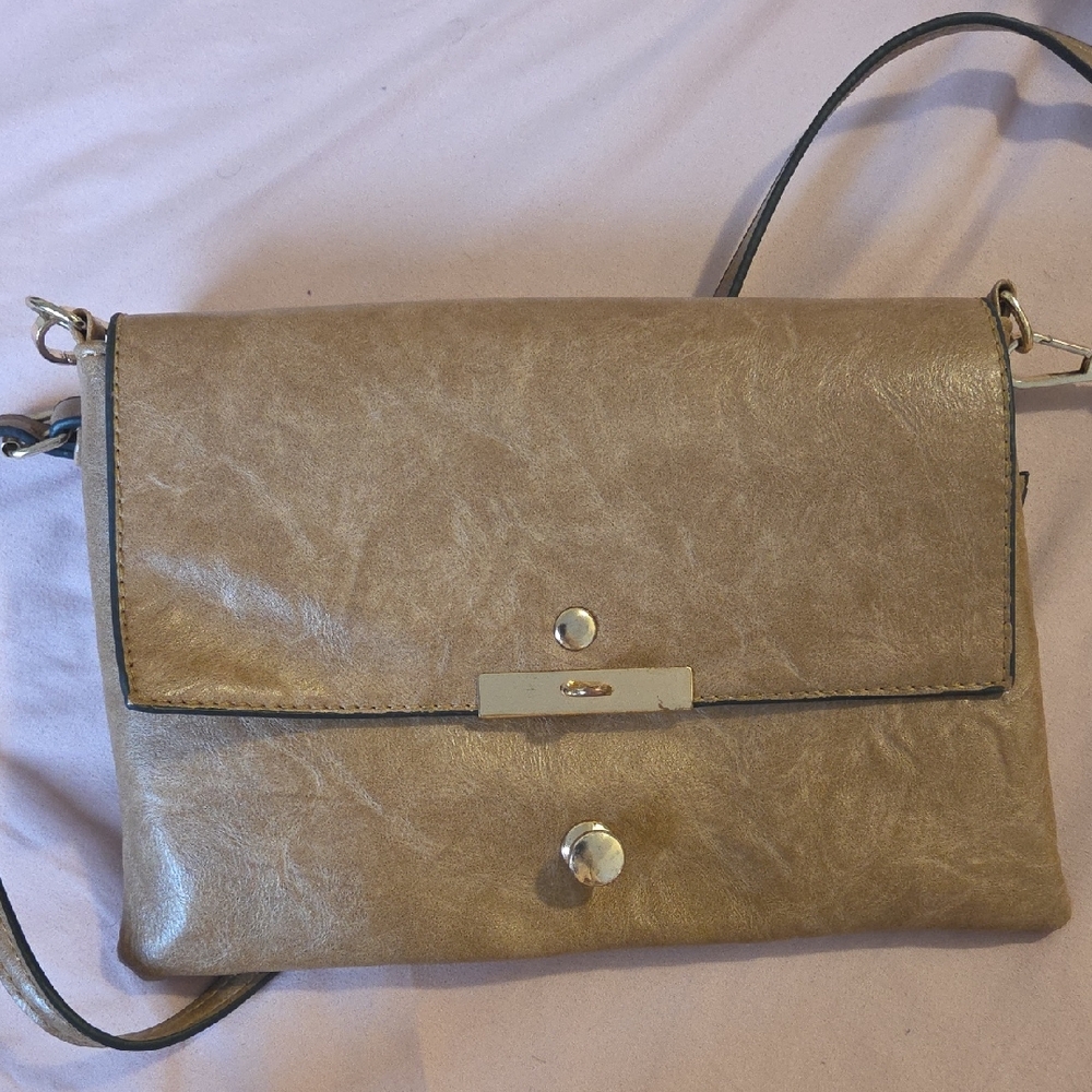 Elegant Tan Crossbody Bag